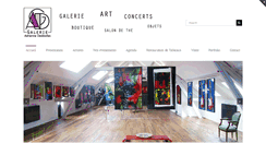 Desktop Screenshot of galerieadriennedesbiolles.com